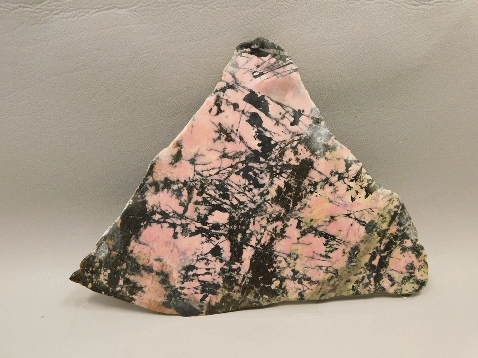 Rhodonite Stone Slab Lapidary Cabbing Rough Rock California #O10 - Image 2 of 4