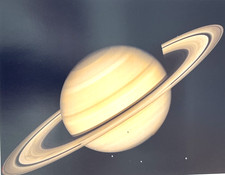 VINTAGE SPACE NASA PHOTO SATURN VOYAGER  JPL KODAK PAPER