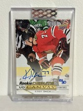 2019-20 Upper Deck Clear Cut KIRBY DACH Rookie Debuts Canvas Auto 10/10 RC SSP