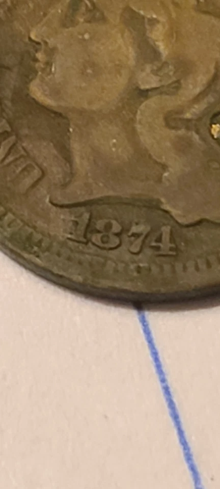 1874 Nickel 3 Cent Piece With Errors Not Bad For Being 151 Years Old - Image 4 of 4