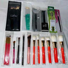Huge Makeup Brush Lot NEW UNITS Orange Luxie Lithe MOTD Pixi Face Eye Powder Set