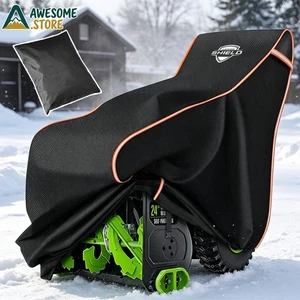 Heavy Duty Two-Stage Snow Blower Thrower Waterproof Cover Tarp UV Rain Protector