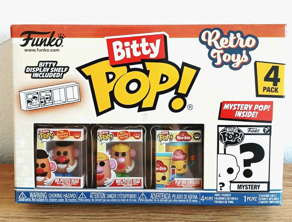 Pack 4 figurines Bitty POP! Retro Toys NEUF