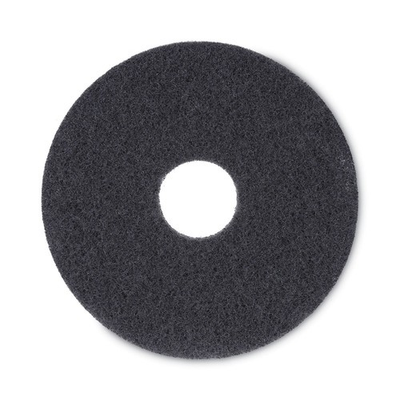 #ad Boardwalk 4013BLA 13 in. Diameter Stripping Floor Pads Black 5 Carton New $17.96