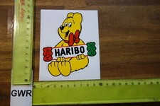 Alter Aufkleber Süsswaren Weingummi Lakritz Gummibärchen HARIBO (GWRA)