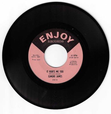 BLUES 45 RPM - ELMORE JAMES- ENJOY RECORDS '' IT HURTS ME TOO''