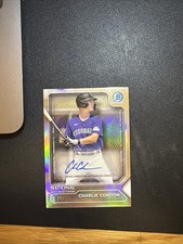 2025 The National Bowman Chrome Prospects Charlie Condon Auto /25 Rockies