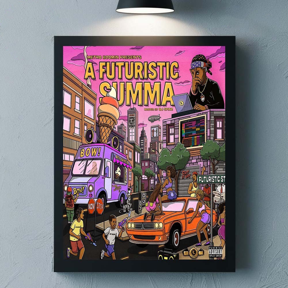 Metro Boomin Presents A Futuristic Summa Mixtape Cover Art Home