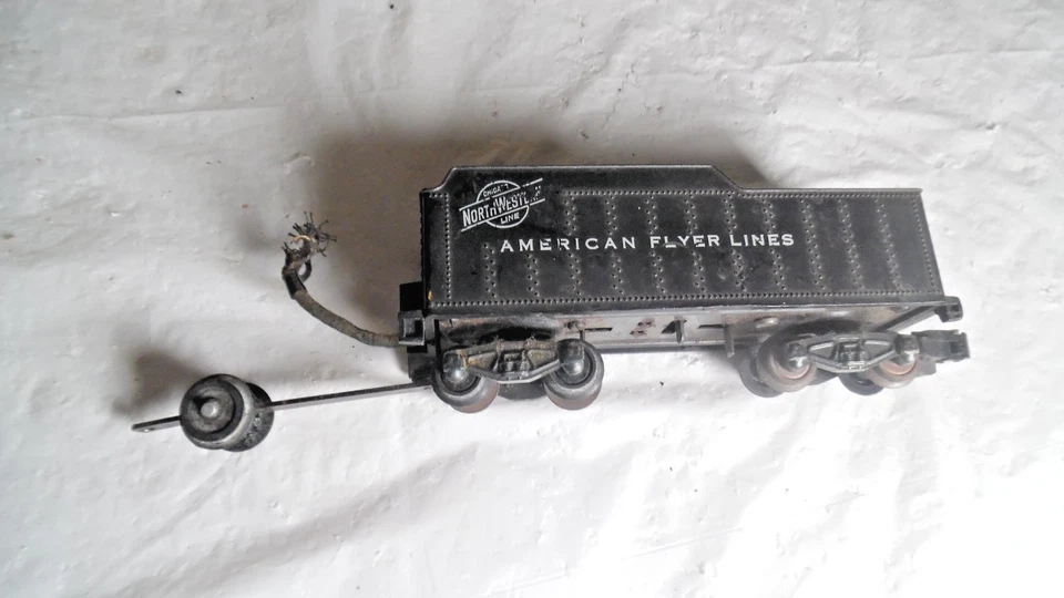 American Flyer Chicago Northwestern Vintage S guage Whistle tender Untested - Image 2 of 4