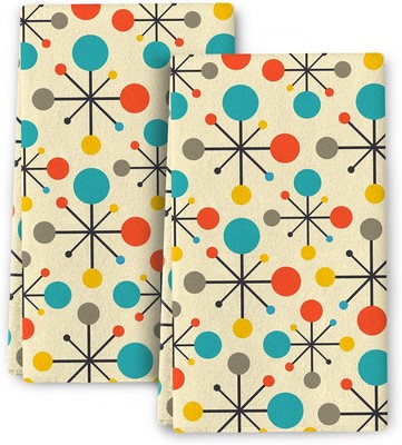 Mid Century Fifties Modern 16''x24'', Atomic Retro 