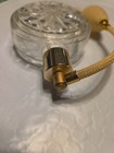 Vintage Decorative Glass Perfume Atomizer Bottle with Gold Top and Tassel — photo 5