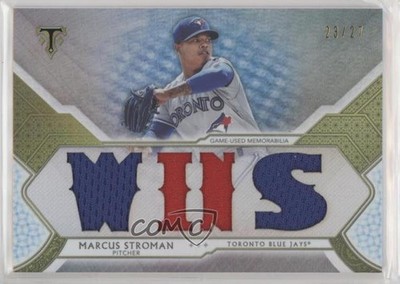 2018 Topps Triple Threads Relics Silver 23/27 Marcus Stroman #TTR-MS4 9su