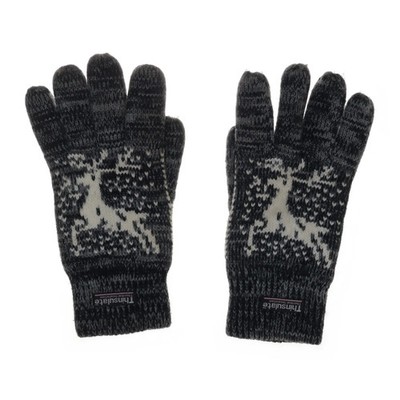 Thinsulate, Handschuhe, Größe: L, Grau/Weiß, Unisex (Erwachsene) #F8J