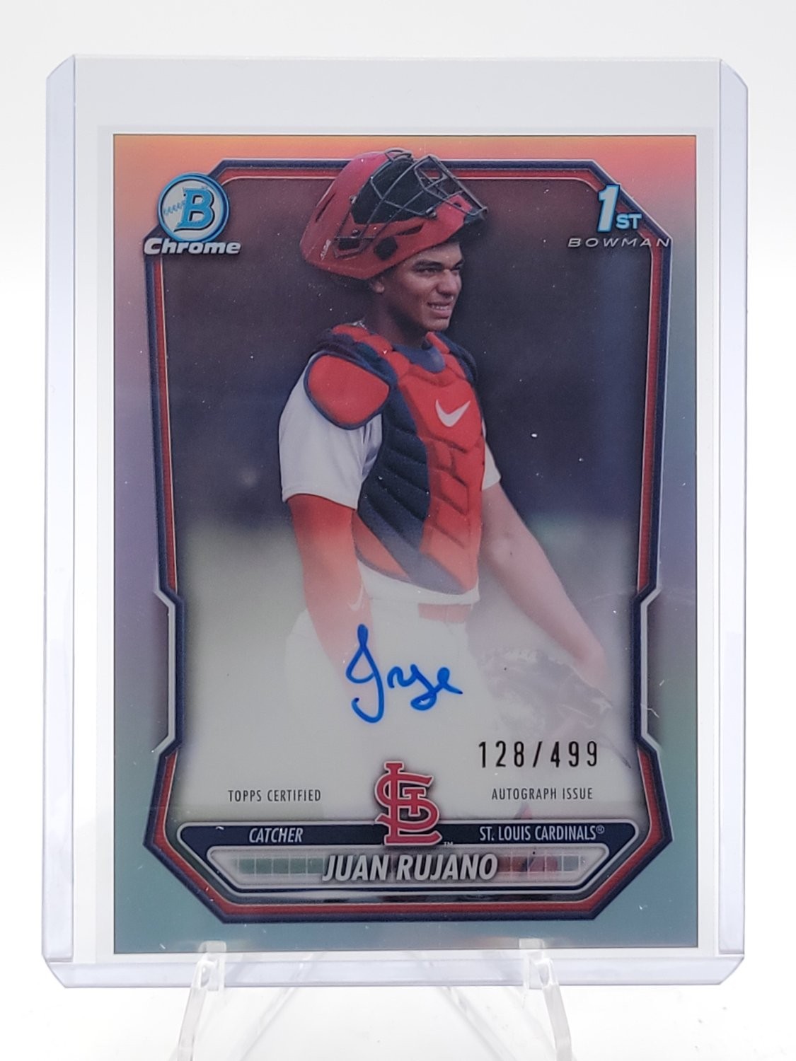 JUAN RUJANO 2026 BOWMAN CHROME 1ST AUTOGRAPH REFRACTOR AUTO /499 #CPA-JRU Q7434