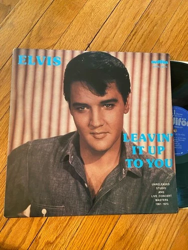 ELVIS PRESLEY LEAVIN’ IT UP TO YOU NM LP ORIG. GERMANY PRESSING MORE ELVIS LPS