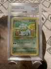 Pokemon Bulbasaur CLV 001/034 TCG AGS 10