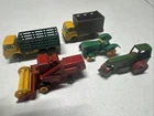 LOT OF 5 FARM EQUIPMENT OLD VINTAGE LESNEY MATCHBOX MADE IN ENGLAND.
