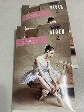 Lot of 2 P/S Bloch Footed Tights, Ballet Coffee