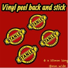 Stanley Tools Vinyl sticker restoration SW Sweetheart vintage plane Tool decal
