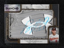 2023 Topps Diamond Icons Preeminent Pieces Relics 3/3 Ryan Mountcastle Auto 1fl4