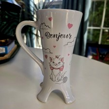 Disney Store Marie Bonjour Mug from The Aristocats featuring Eiffel Tower NWOT