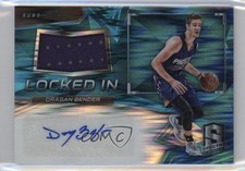2016 Panini Spectra Locked In Memorabilia Neon Blue 93/99 Dragan Bender Auto fm0