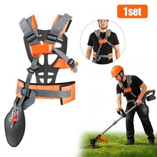 Universal Double Shoulder Weed Eater Harness Strap Mower Grass Cutter Trimmer Us