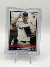 2025 Topps Heritage Logan Henderson RC Rookie Brewers #545