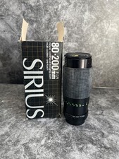 Sirus MC Auto Zoom f/3.9 80-200mm Camera Lens Pentax KR