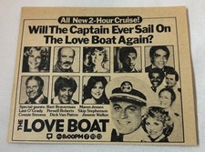1980 ABC tv ad~ LOVE BOAT will the captain ever sail on the love boat again?