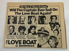 1980 ABC tv ad~ LOVE BOAT will the captain ever sail on the love boat again?
