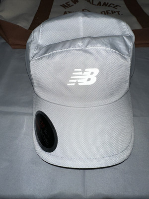 New balance Unisex Panel running hat LAH91003 Reflective UV White