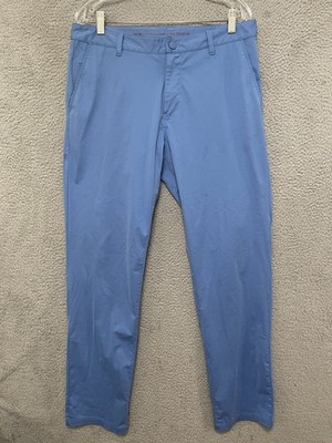 Rhone Men's Size 34 Commuter Pants Classic Straight Leg Blue Adult 100161