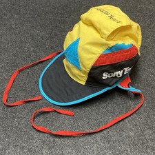 Vintage 80s / 90s Sony Tape Multicolor WALKMAN Pouch Hat Yellow Red Blue Black