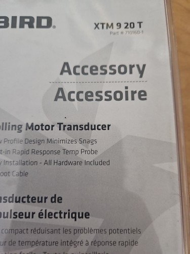HUMMINBIRD XTM-9-20T TROLLING MOTOR TRANSDUCER 710160-1 - Picture 2 of 5