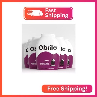 Obrilo Water Enhancer Liquid Flavoring Drops - ZERO Sugar/Calorie, Dye Free, Nat