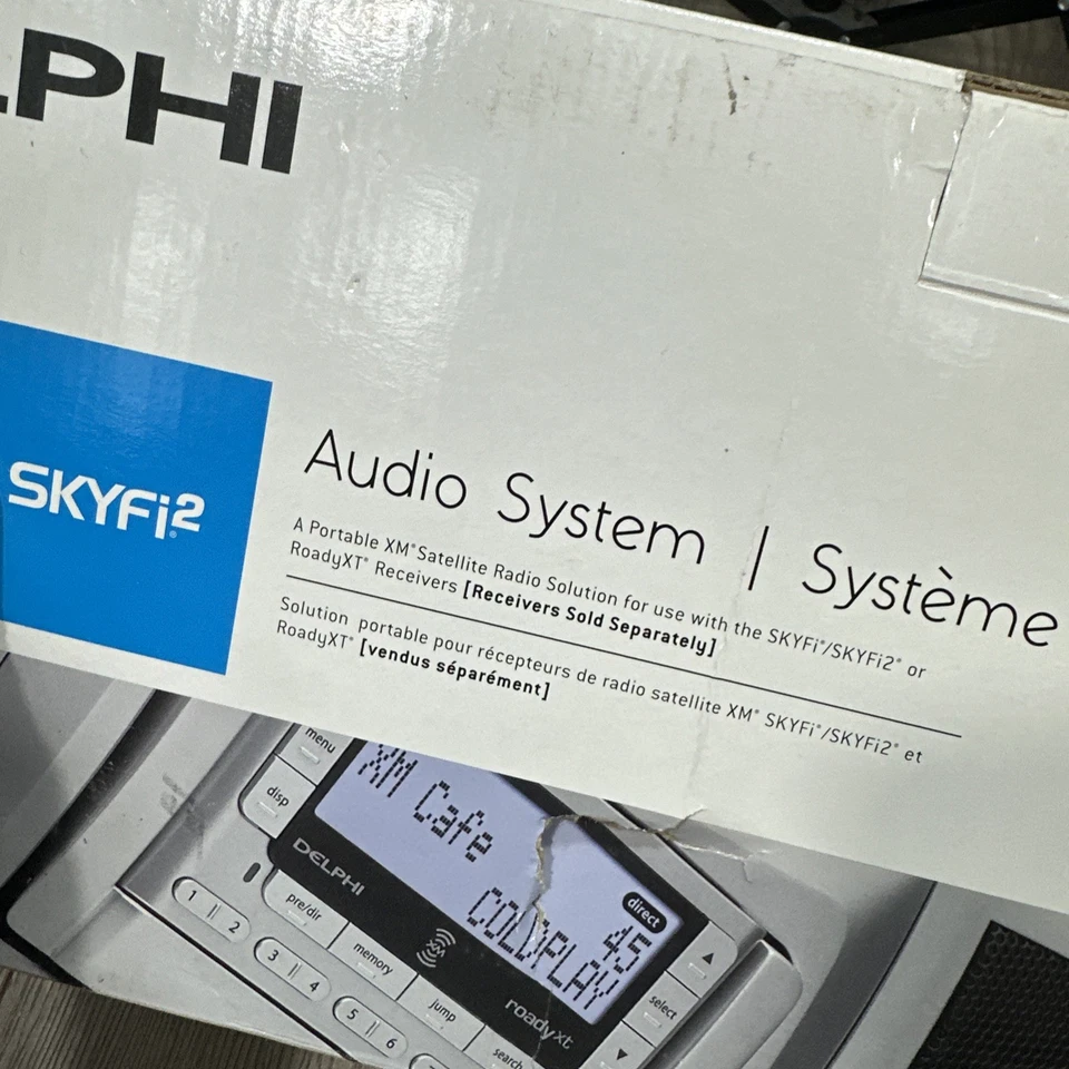 Satellite Radio Portable BoomBox Audio SA10201-11B1 System Receiver SoldSeparate - Image 2 of 4