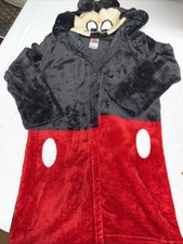 Disney Mickey Mouse Kids Youth Hooded Towel Bath Or Swim Cover 5T
