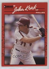 1990 Donruss Aqueous Test John Kruk #160 5r6