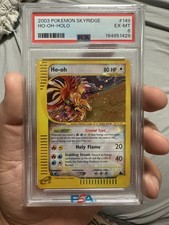 2003 POKEMON CARD SKYRIDGE HO-OH 149/144 HOLO SECRET RARE CRYSTAL TYPE PSA 6  on eBay