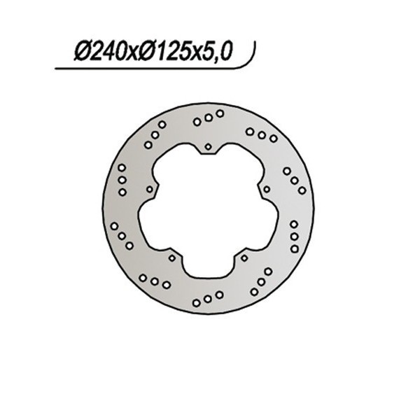 Piaggio MP3 IE LT (M64200) 400 Hintere Bremsscheibe 2008-2011-image