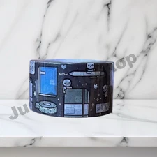 TCMC Black Planner Supplies 2.0 Washi Tape Roll The Coffee Monsterz Co