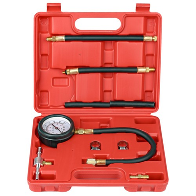#ad Fuel Pressure Tester Gauge Kit 0100PSI RustResistant for Gasoline Engine Diagn $35.95