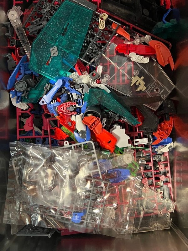 Gundam Gunpla Assorted Mixed Plastic Model Kit Junk Bulk Lot Spare Parts