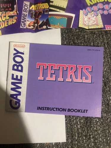 Tetris Gameboy Game COMPLETE CIB Authentic - Picture 9 of 11