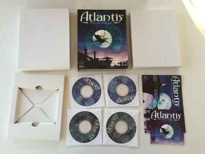 Lot pack Atlantis 1&2 (genre Myst) CRYO PC FR Big BOX grosse boite carton - Photo 1/4