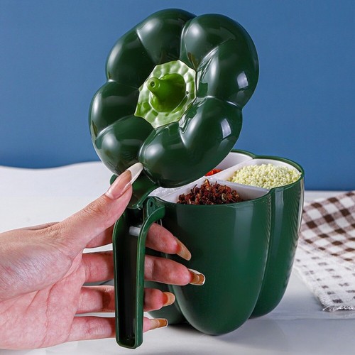with Seasoning Spoon Sugar Storage Box Condiment Container Dining Room - Picture 9 of 14