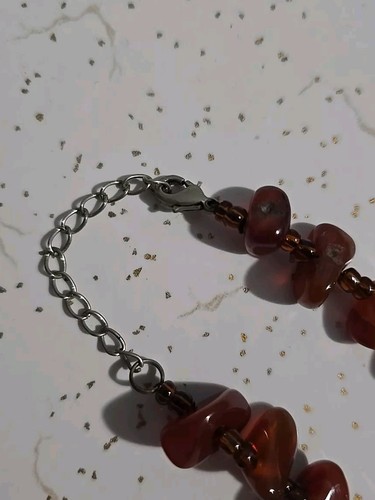 Beautiful Chalcedony Matching Necklace And Bracelet - Picture 9 of 10