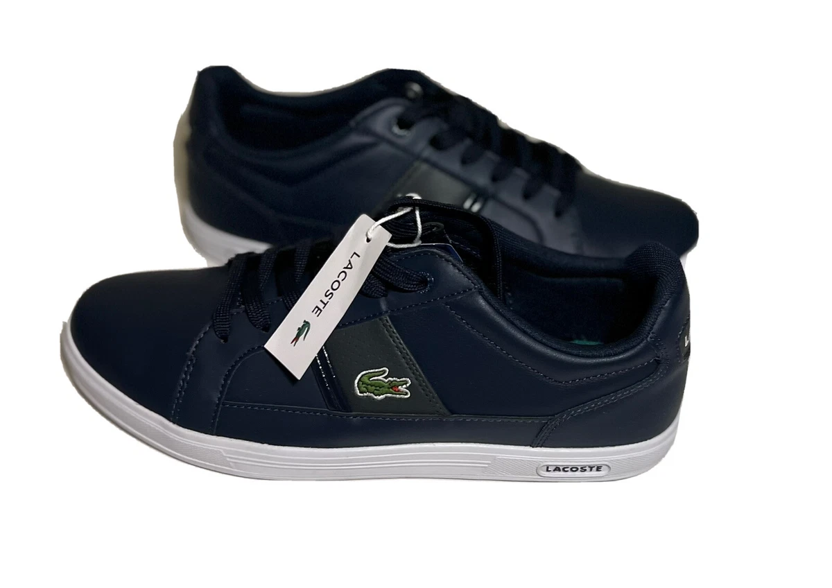 Lacoste Men s Bayliss 119 Classic Sneakers Navy White Sz 8 eBay
