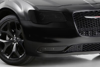 クライスラー300 ヘッドライトスモークカバー Fits 11-23 Chrysler 300 300C 300S GTS Smoke Acrylic